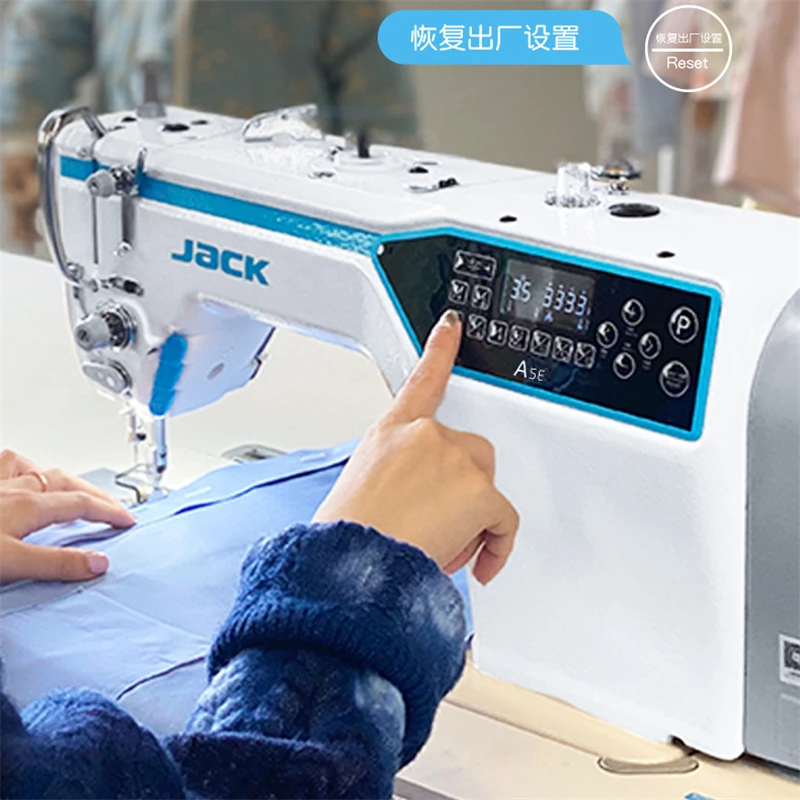 JOJOSEW jack A5E intelligent cloth-feeding lockstitch sewing machine is smooth and continuous needle sealing oil pan