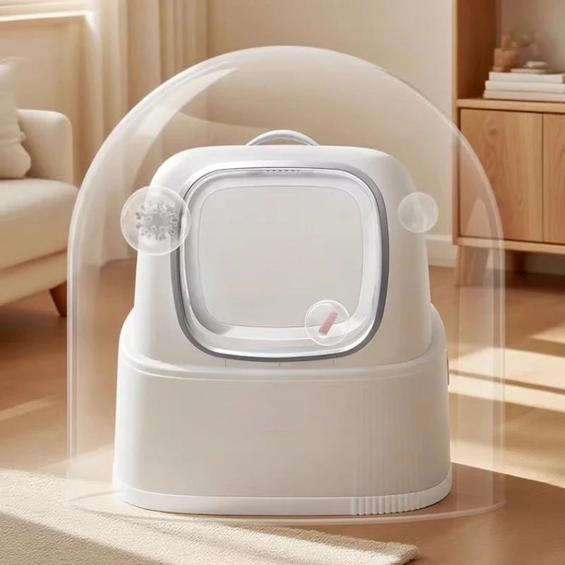 

Self-Cleaning cat Litter Box Training Plastic Hiding cat Litter Box Automatically Defecation Automatische Kattenbak Home Items