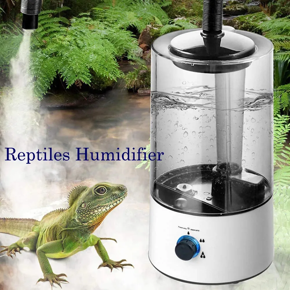 4L Cool Mist Humidifier Atomizer Water Tank Reptile Terrariums Humidifier Fogger Intelligent Spray System  With Hose Vivarium