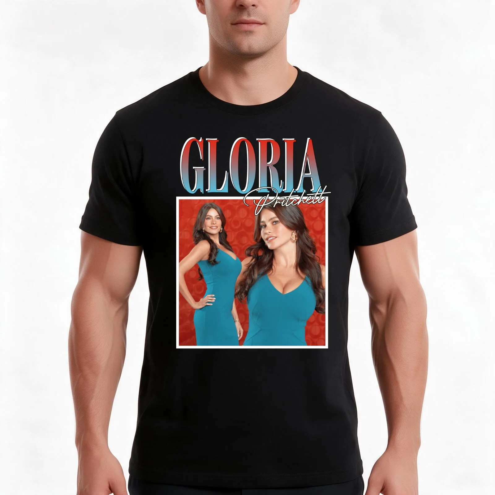 Gloria Pritchett T-Shirt Summer Casual Cotton Tee Oversized Streetwear Tops Vintage Graphic Print Loose Fit Short Sleeve