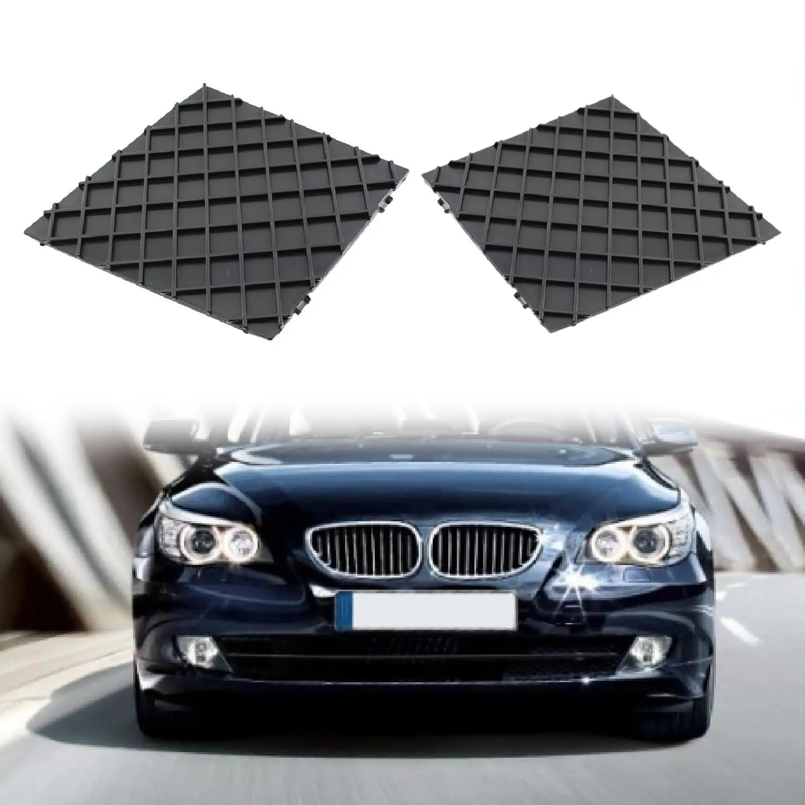 

Нижняя решетка бампера, крышка рамы, черная, профессиональные запасные части, простая в установке решетка, молдинговая накладка для BMW E60