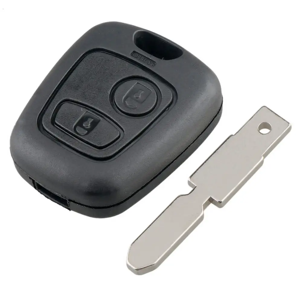 433Mhz 2Buttons Car Remote key with ID46 / PCF7961 Chip and NE78 Blade Fit for Peugeot 406 407 408 607