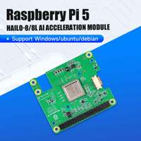 Raspberry Pi 5 AI Kit Hailo-8 and Hailo-8L Accelerator Module 13Tops/26Tops with PCIe to M.2 Board(Hail-8L AI Kit Out of stock)
