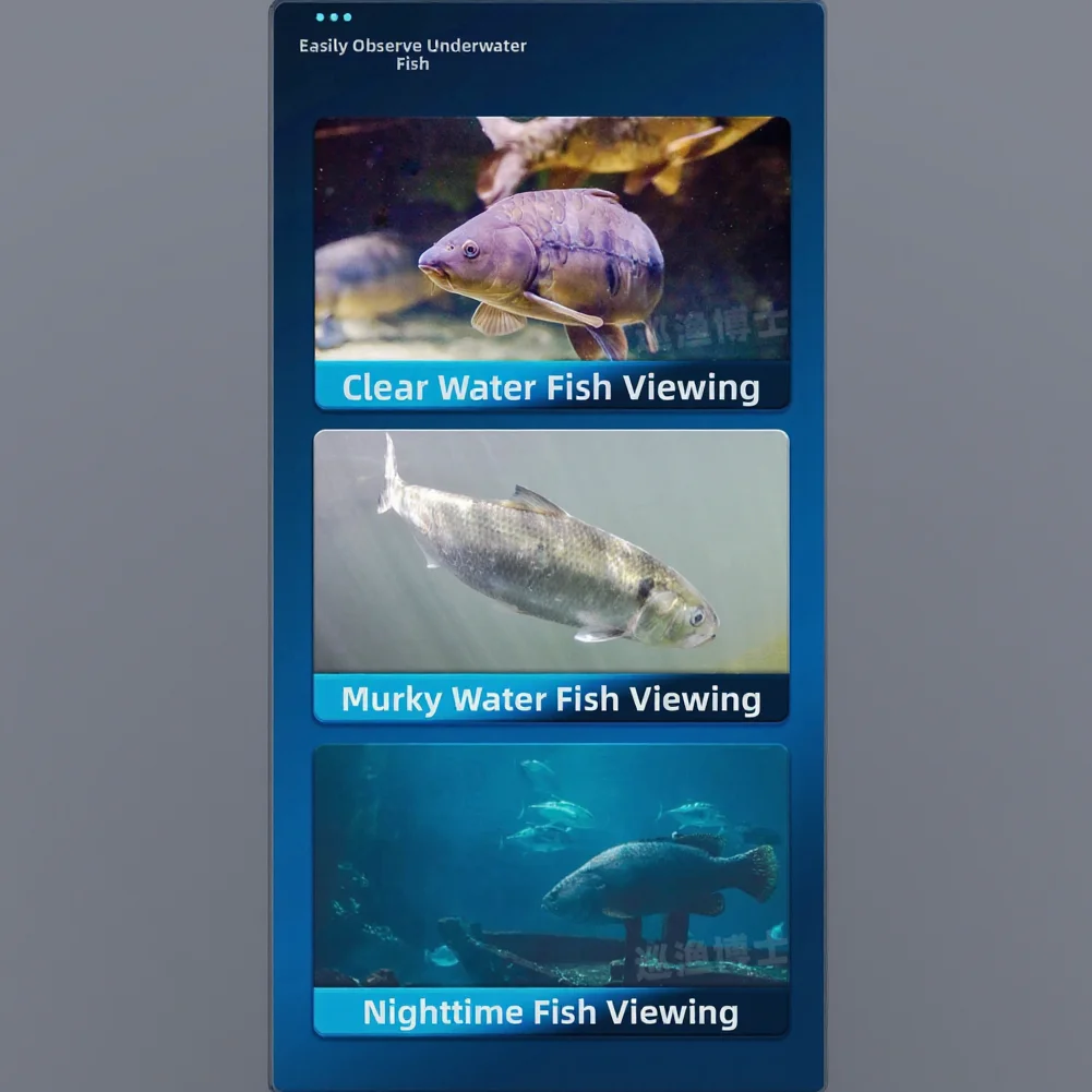 

7-дюймовый ЖК-дисплей для обнаружения рыбы с яркостью 3000 нит для четкого подводного изображения во время рыбалки