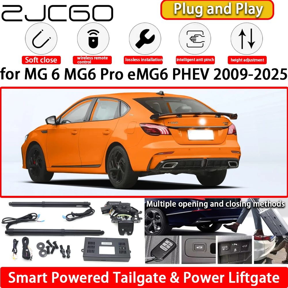 ZJCGO for MG 6 MG6 Pro eMG6 PHEV 2009-2025 OEM Automatic Electric Powered Tailgate Power Liftgate Tail Gate Lift Kit System