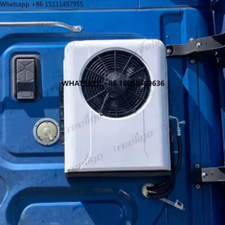 12V 24V Electric DC Split Parking Cooling Bus Mini Air Conditioner for Semi Truck Tractor Unit Ac air Conditioning