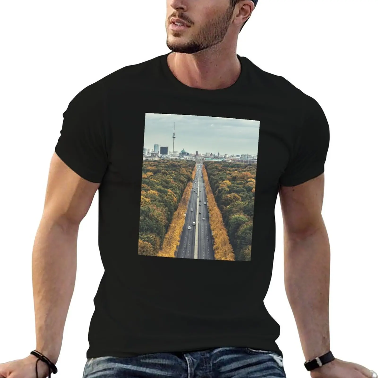 Berlin Capital of Germany, gift for berlin lover, gifts T-Shirt sports fans plus sizes street wear Men's t-shirts