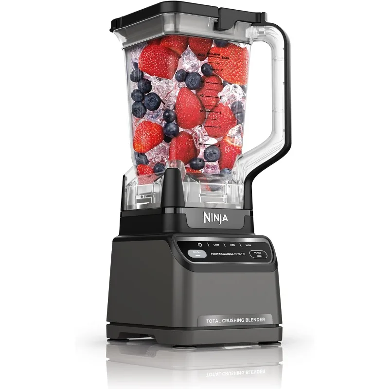 

Ninja BR201AMZ Professional Blender 2.0, 1200 Watts, Auto-iQ Program, Total Crushing Blades, 72-oz. Pitcher, 4 Manual Speeds for