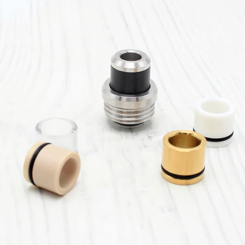 SXK Style Modular DT BxR/BB by Hussar Vapes Drip Tip for SXK BB/Billet Box Mod Kit Vape Mouthpiece 316SS POM PCTG PEEK PET