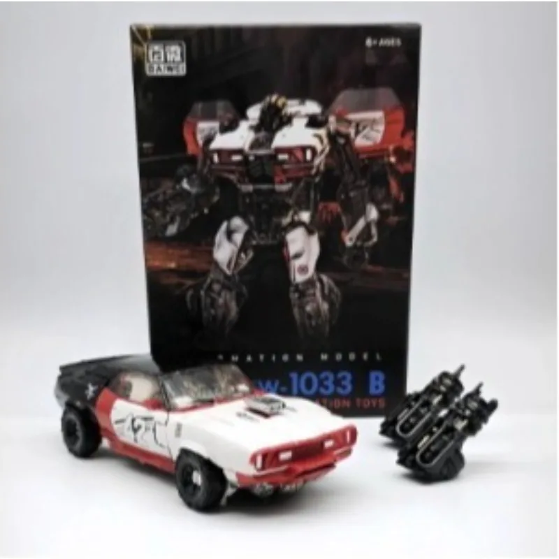 

In Stock BAIWEI TW1033 TW-1033B Transfiguration Toy Dropkick SS46 Ation Figure Transfiguration Robot Model Toy