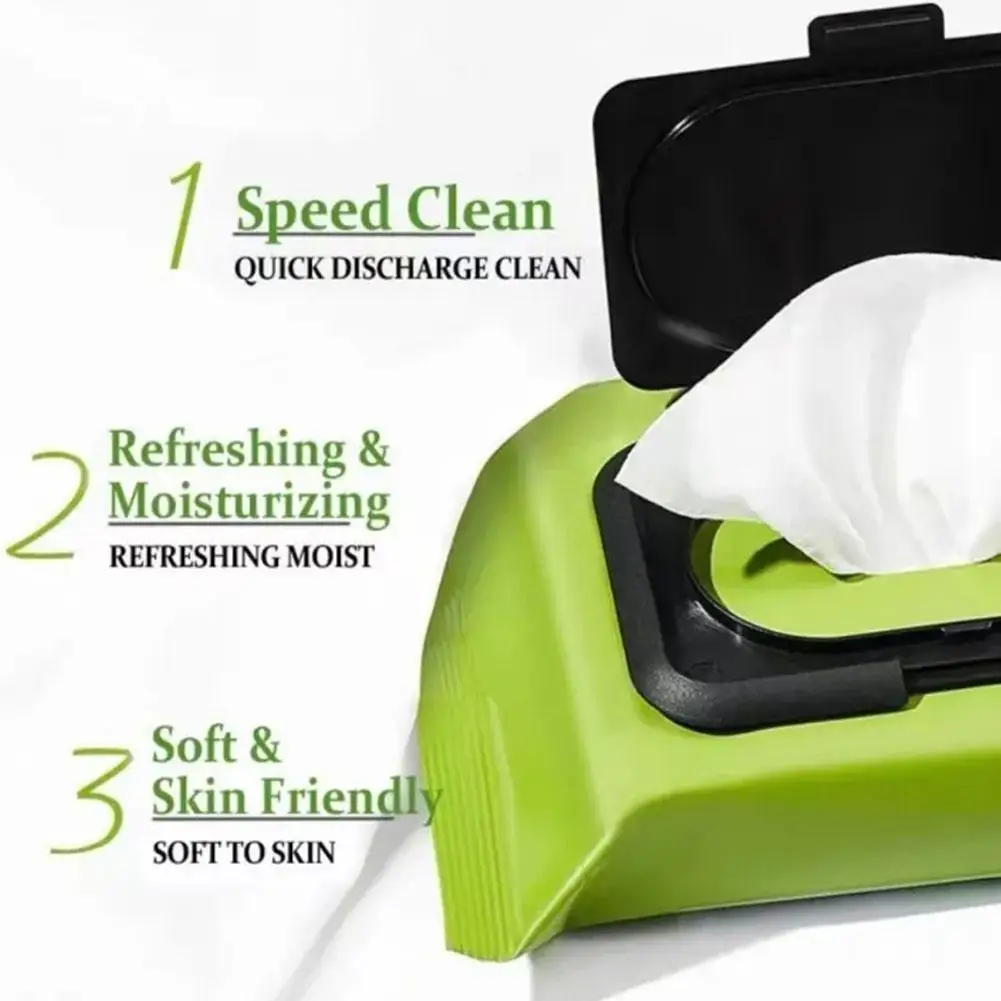 12/60/80Pcs Avocado makeup remover wipes Mild non-irritating makeup remover disposable wet wipes Makeup Remover Tools