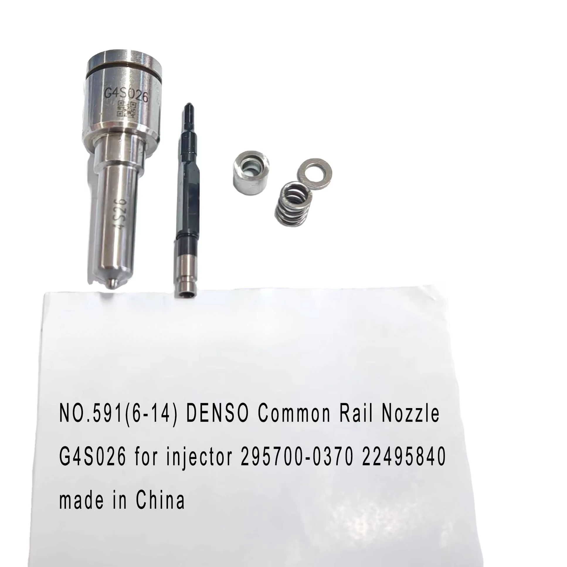 

NO.591(6-14) Diesel Common Rail Injetion Nozzle G4S026 for Denso G4 Injector 295700-0370 22495840