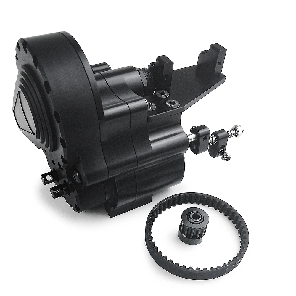 AXSPEED Metal 2 Speed Reverse Transmission Gearbox for Axial SCX10 Jeep Wrangler Wraith 90048 1/10 RC Crawler Car Truck Parts