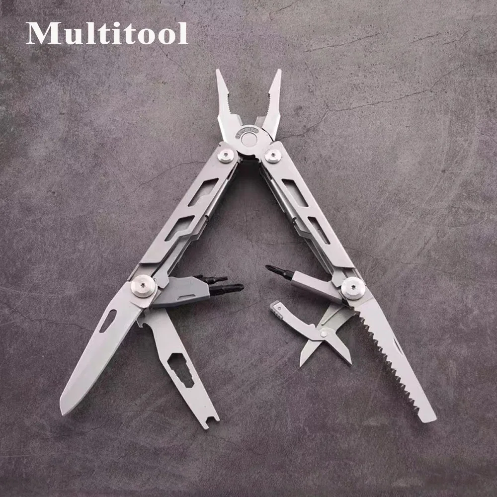 420 Steel Tools Outdoor Survival Multitool Multifunctional Folding Knife Pliers Professional Manual Hand Tools Wire Stripper