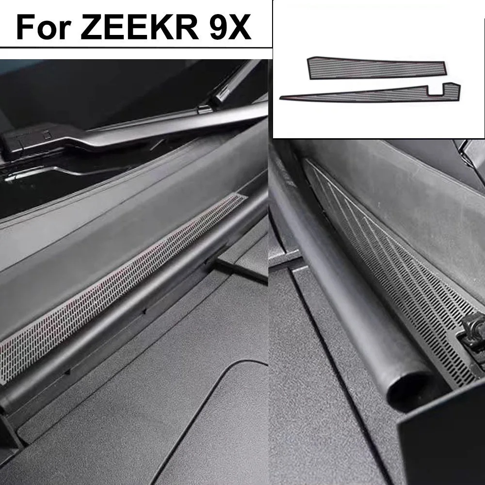

For ZEEKR 9X 2025 2026 Front Hood Anti Blocking Cover Dust Cover Stainless Steel Protective Cover Accessories