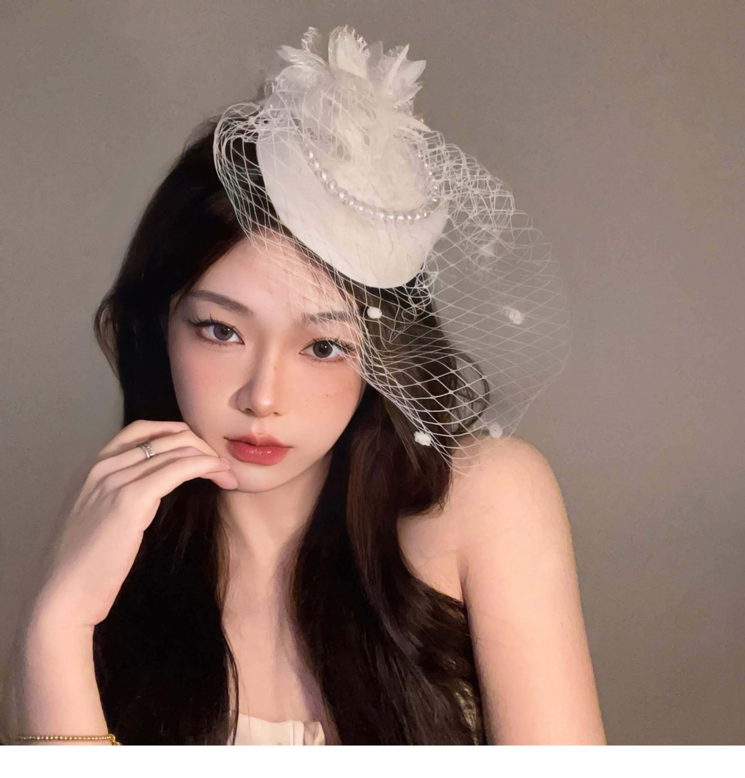 novo-chapeu-fascinator-feminino-de-feltro-com-veu-de-rede-e-decoracao-de-bolinhas-pequenas-presilhas-de-cabelo-para-casamento-noiva-e-coquetel