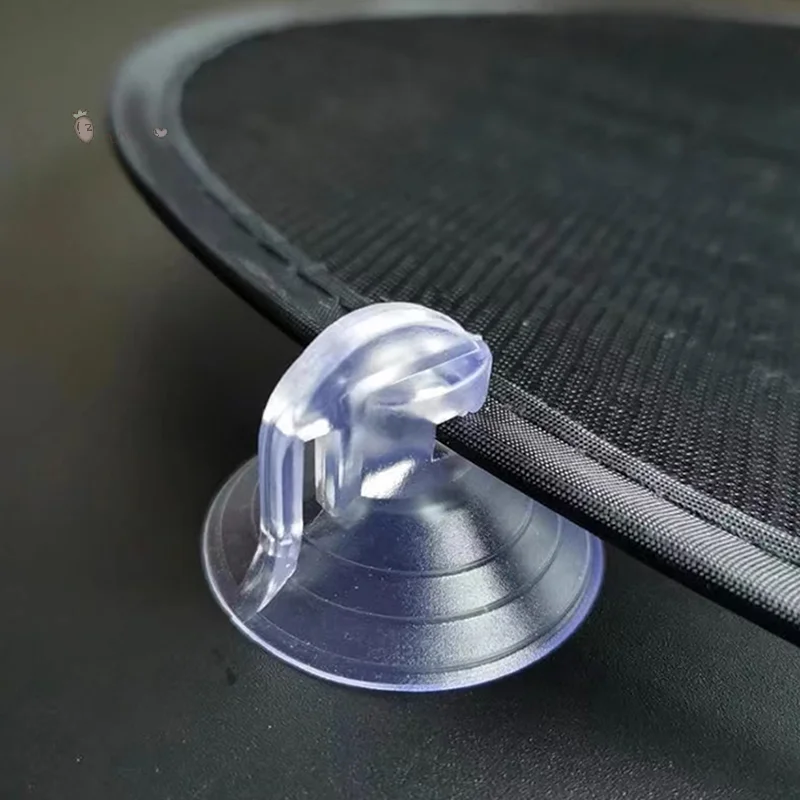 

[W] 10 Pcs Suction Cup Car Sunshade Car With Vacuum Strong Transparent Glass Suction