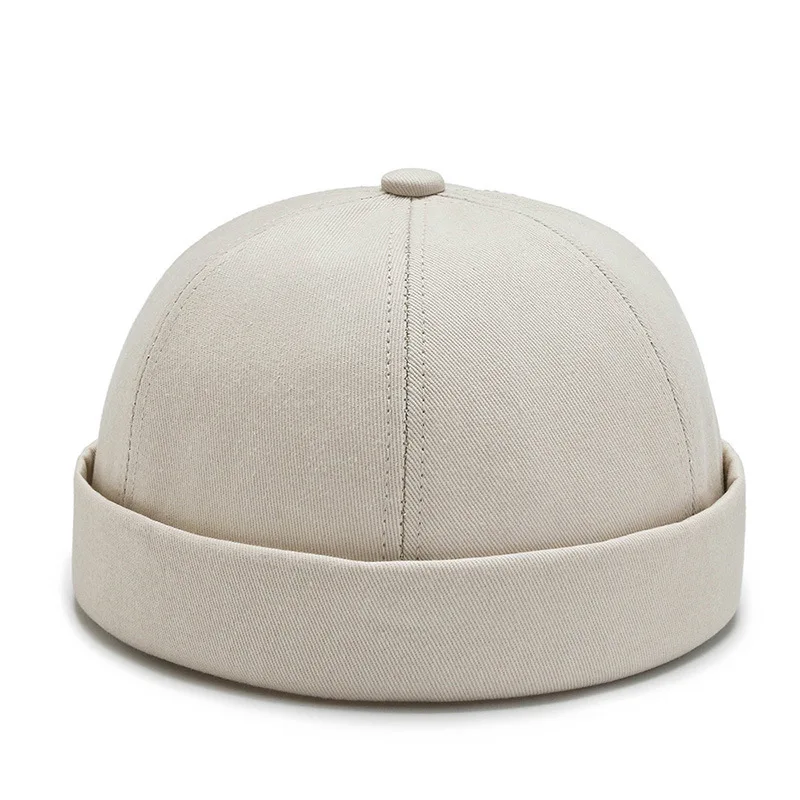 2024 Nowa czapka Hip Hop Skullcap Trendy Color Streetwear Przenośna czapka Melon Modne nakrycie głowy Czapki Elastyczne panele Hip Hop Hat