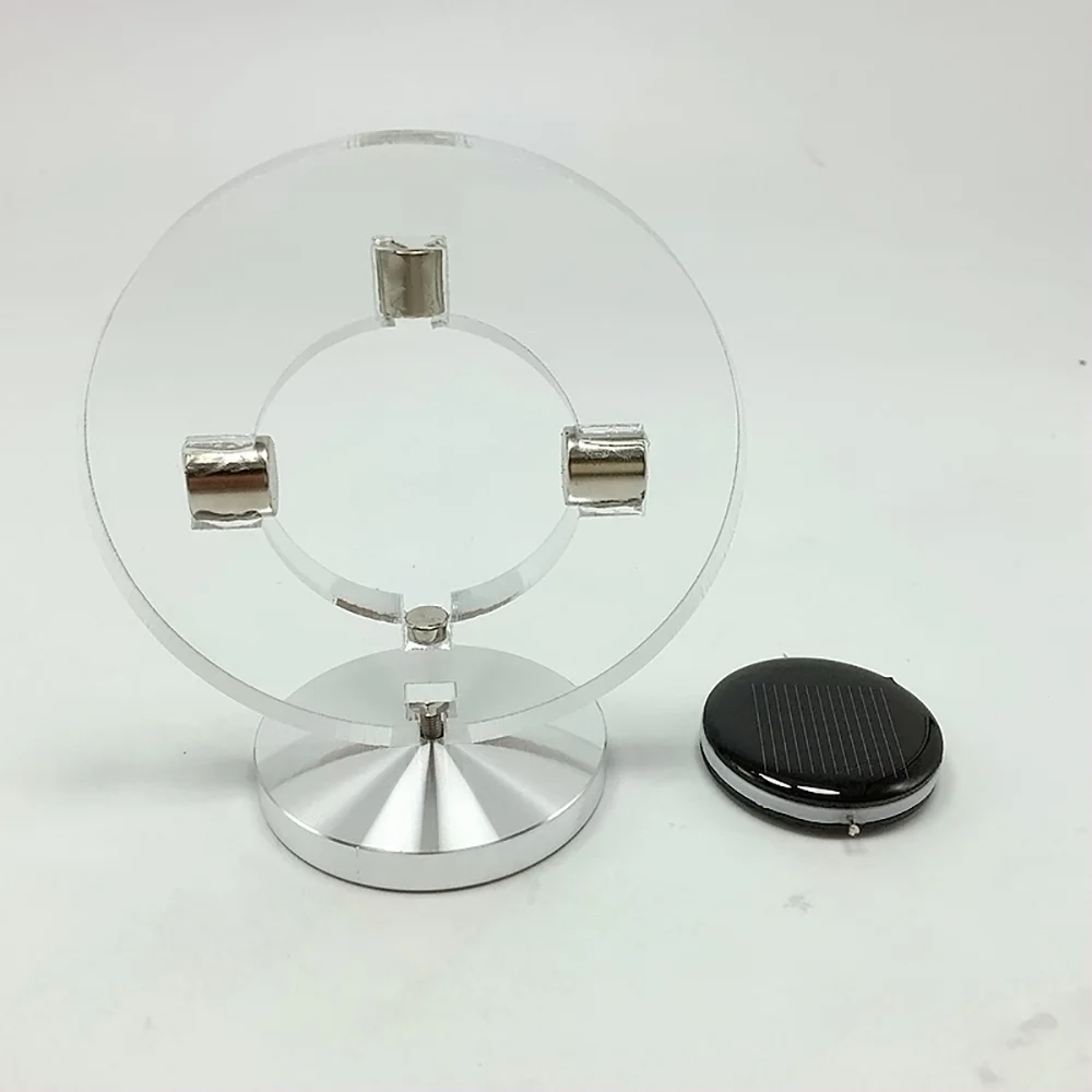 Ultra-Sensitive Solar-Powered Magnetic Levitation Motor Desk Decor  Creative Floating Tech Gadget