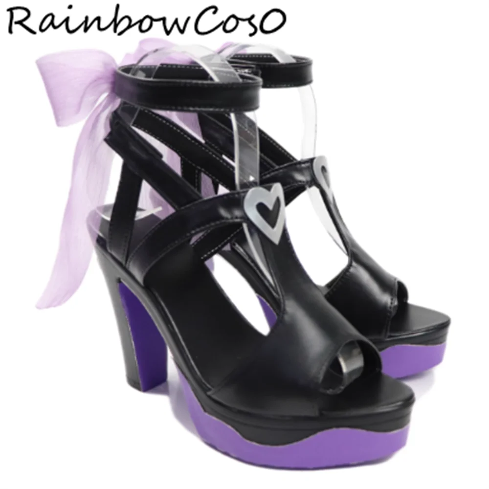 Vivian Banshee Zenless Zone Zero Cosplay Shoes Boots Game Anime Party Halloween RainbowCos0 W5465