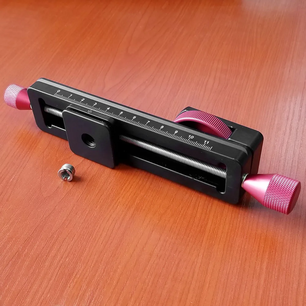 Профессиональная головка штатива для цифровой зеркальной камеры, скользящая направляющая 1/4 3/8, винтовое крепление, аксессуары для макросъемки для Canon Nikon Sony