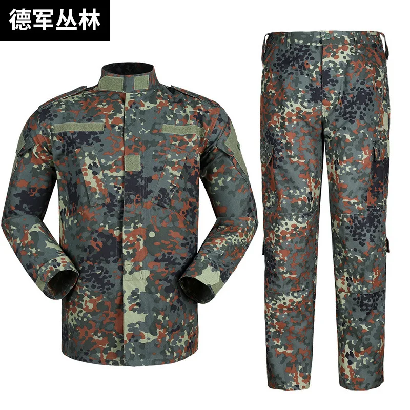 New Night Camouflage Suit ACU Python Pattern Camouflage Wear Resistant Training Suit MC/CP Camouflage Suit