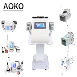 AOKO ABS Beauty Salon Trolley Salon Use Pedestal Rolling Cart Wheel Aluminum Stand Personal Care Appliance Parts Storage Tray