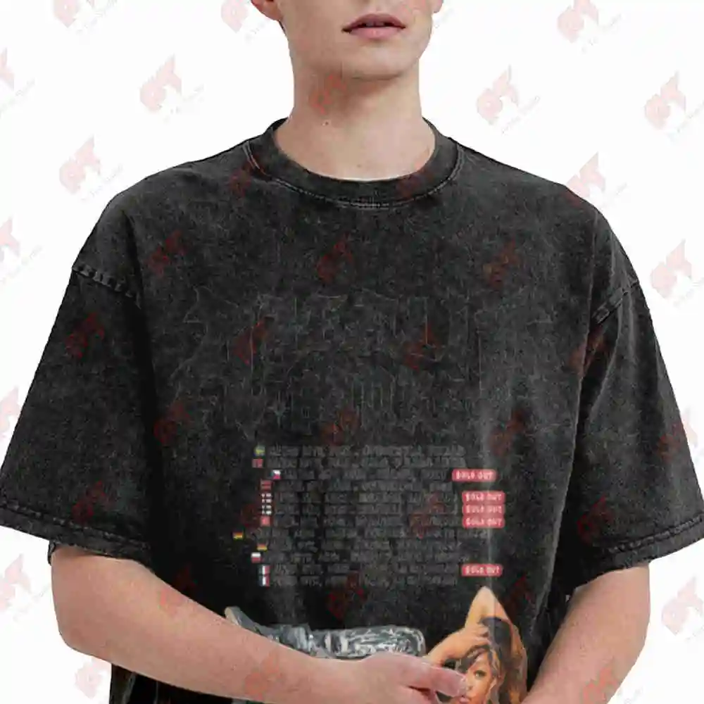 Azealia Banks Tour 2025 Vintage Washed Tee Pure Cotton T-Shirt