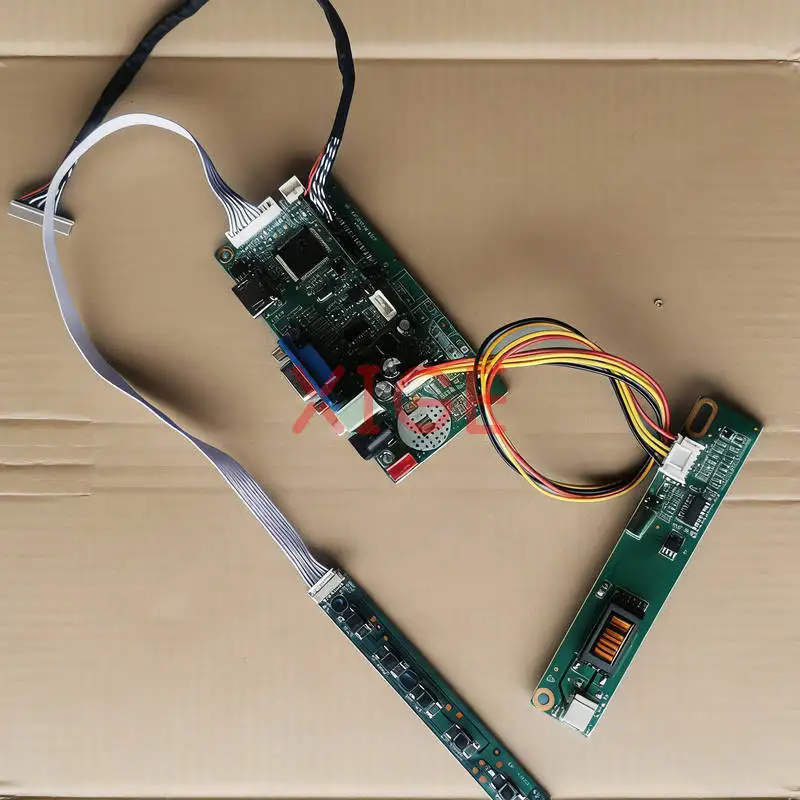 

Для HSD121PX12 LP121X1 LP121X05 LP121X04 плата контроллера привода ЖК-экрана DIY Kit 1024x768 20-контактный LVDS VGA + HDMI 1-CCFL 1024*768