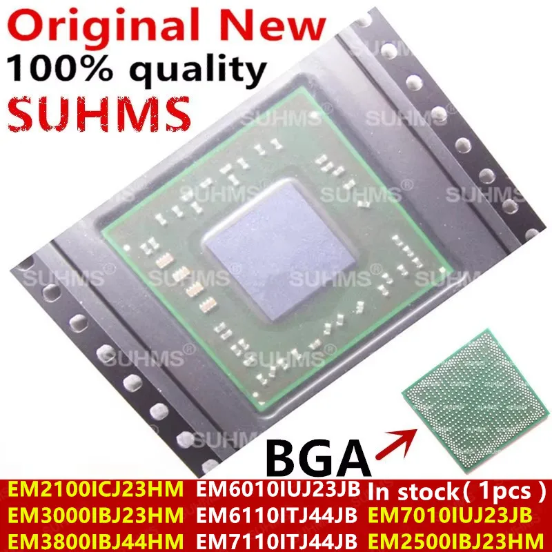 100% 新しい EM2100ICJ23HM EM3000IBJ23HM EM3800IBJ44HM EM2500IBJ23HM EM6010IUJ23JB EM6110ITJ44JB EM7110ITJ44JB EM7010IUJ23JB BGA