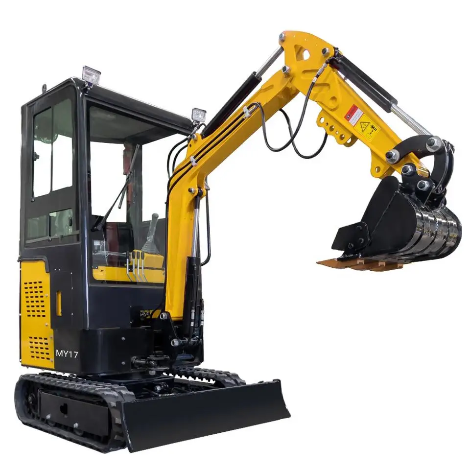 1 Ton New Cheap Mini Excavator Tractor Prices Micro Excavator For Sale