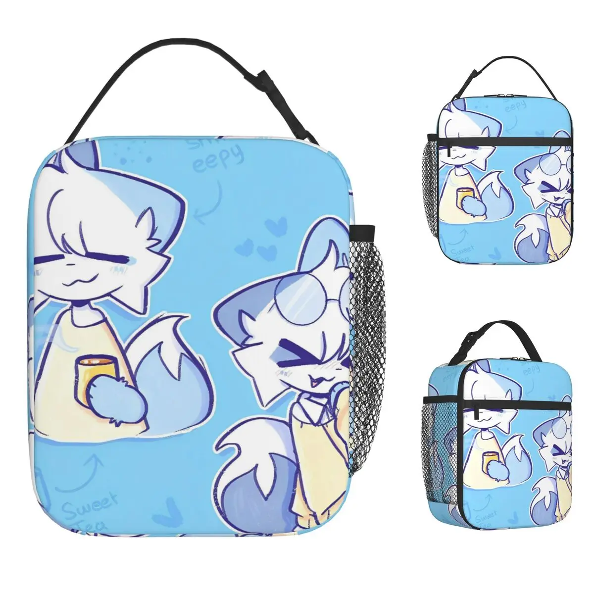 

Boykisser Silly Cat Lunch Bag Fun Lunch Box For Child Office Convenient Cooler Bag Oxford Designer Thermal Tote Handbags