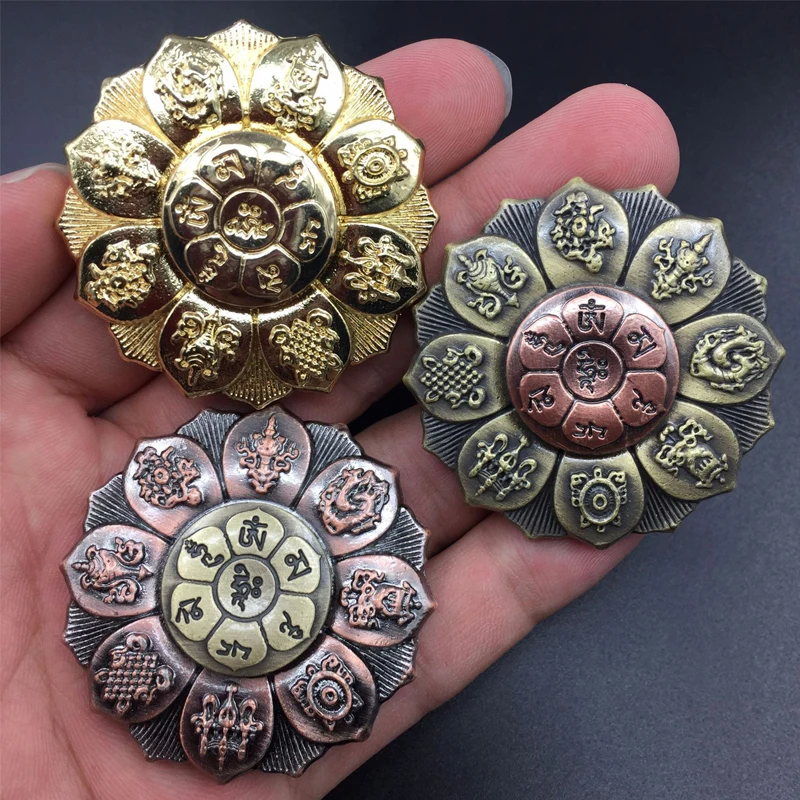 Zen Buddha Hand Spinner Fidget Toy Stress Fingertip Gyro Decompression Metal EDC ADHD Anxiety Relief Gadgets Adults