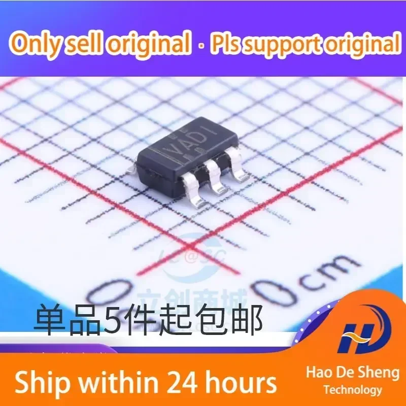 10PCS/LOT TLV2221IDBVR Logo VADI VAD1 Power Supply Voltage Stabilization IC  SOT23-5 New Original In Stock