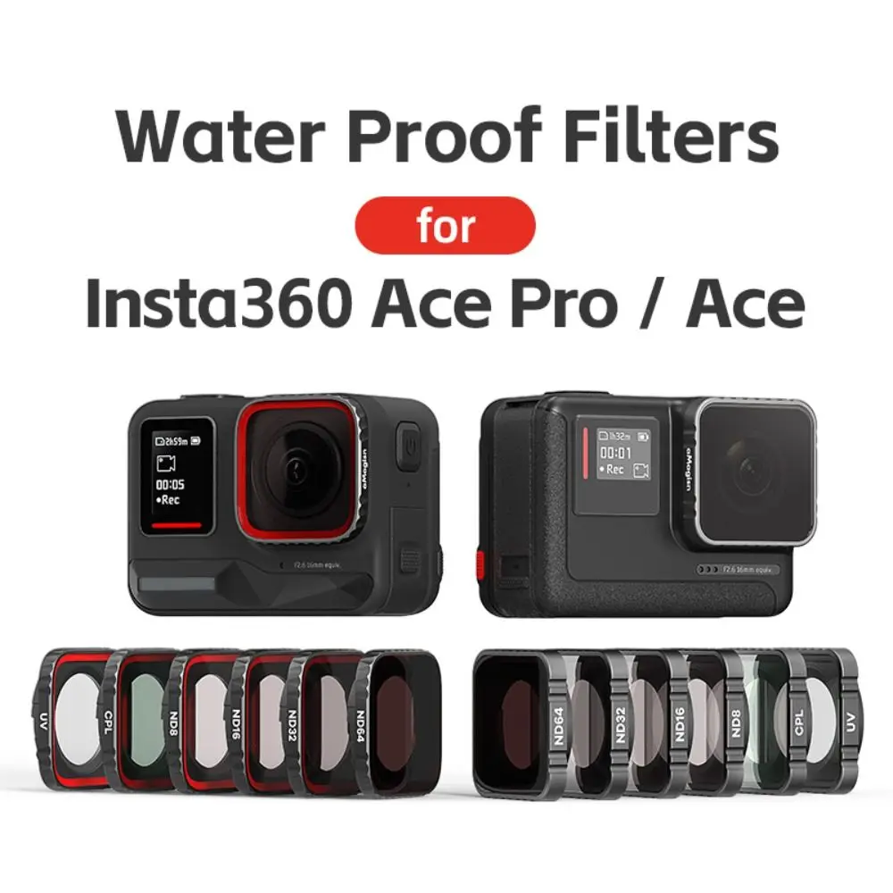 For Insta360 Ace Pro Lens Filters ND8 ND16 ND32 UV CPL Filter For Instal 360 Ace Action Sport Camera Accessories