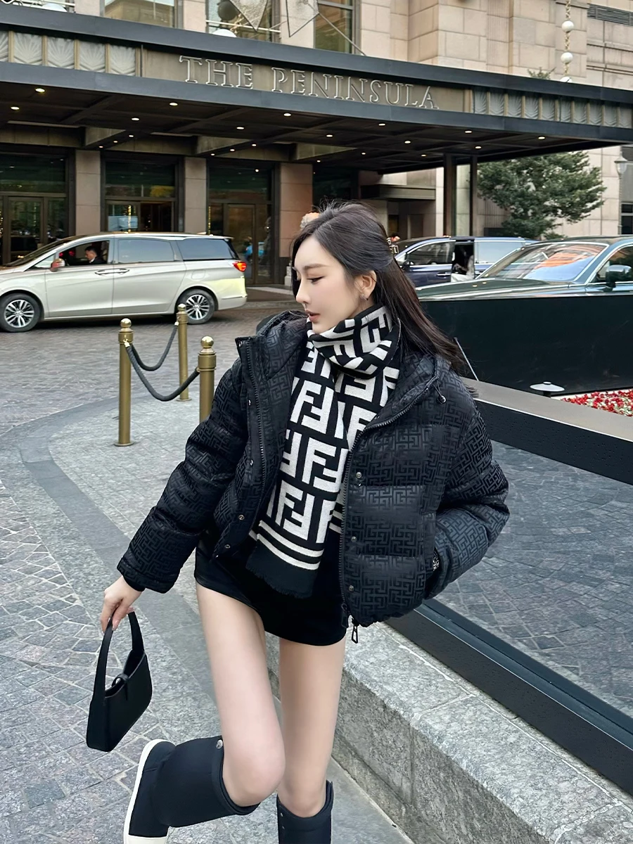 

Thiened Acetate Du down Jaet Women's ort Sle Warm Turtle Ba Small Size Elegance Outerwear Commute Faion