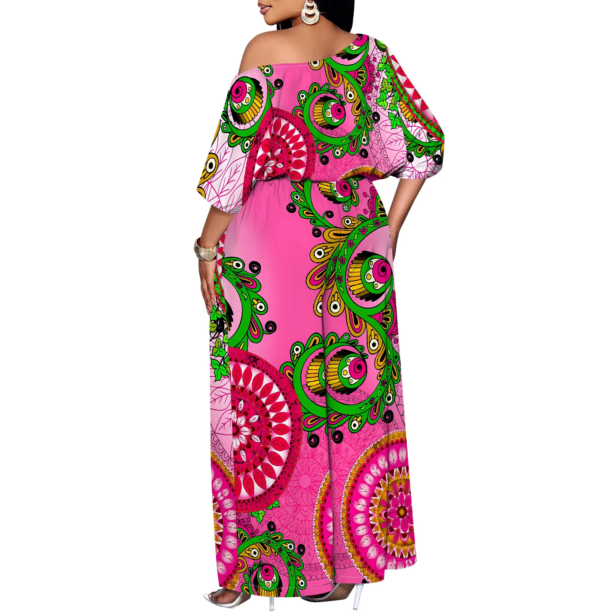 Set da due pezzi con spalla inclinata stampata casual alla moda estiva 3D da donna