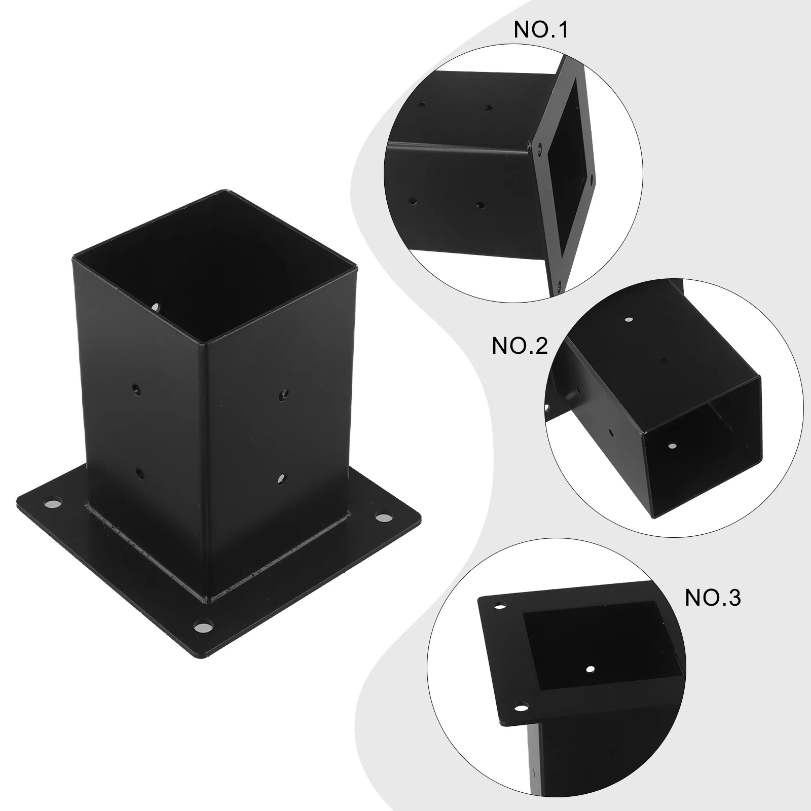1 szt. 4x4 cali wspornik pergoli kąt pionowy narożnik stolarka DIY słupek do altanek odkryty pawilon ogrodowy akcesoria sprzętowe