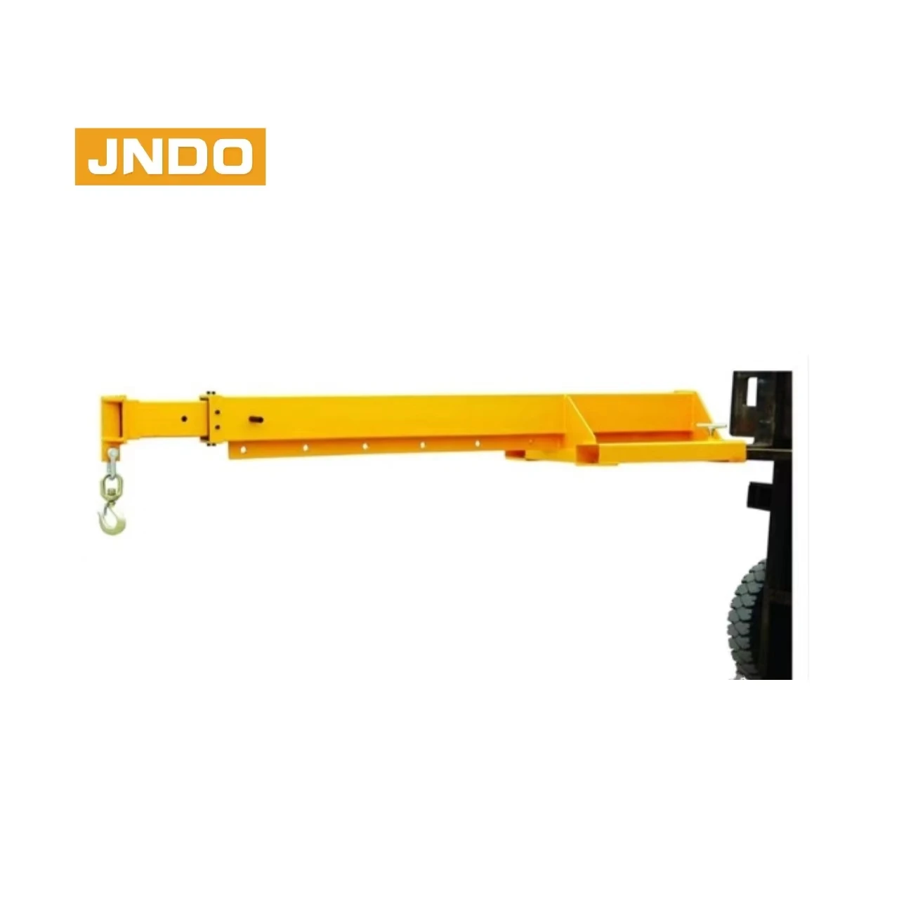 Gancho giratório para guindaste móvel com capacidade de 626-3000kg montado em garfo