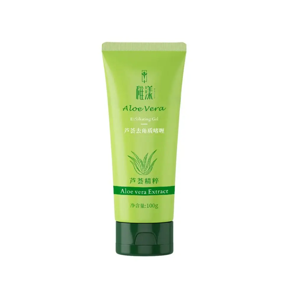 100G Scrub Cream Aloe Vera Exfoliation Remove Dead Whitening  Nourishing Moisturise Body Gel Peeling Face Skin Care Repair T3T3