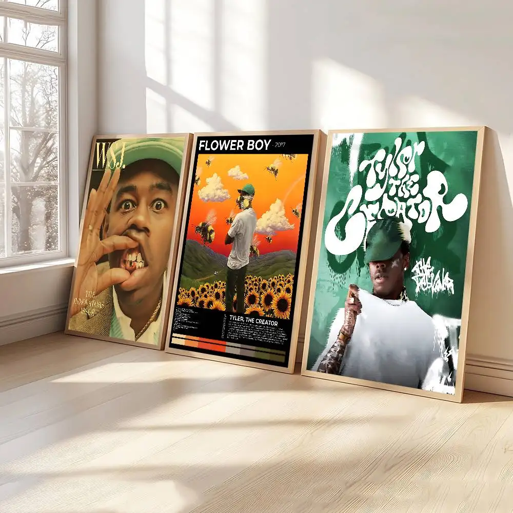 مغني الراب T-Tyler الخالق Chromakopia الفيلم الكلاسيكي الملصقات خمر غرفة بار مقهى ديكور الشمال ديكور المنزل