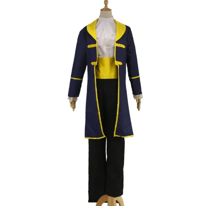 

Костюм для косплея из фильма «Красавица и чудовище» для взрослых и детей, маска принца, платье принцессы, костюм в стиле фэнтези на Хэллоуин