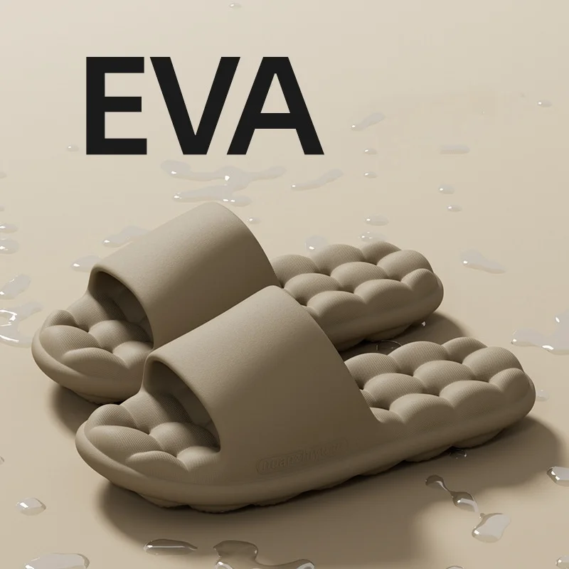 

Bathroom Leakage Slippers Men And Women Indoor Home Non-slip Bathroom Bath Hollow-out Slippers