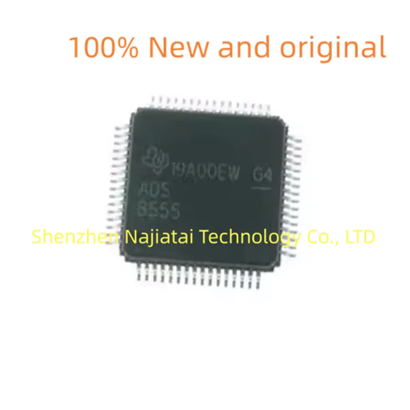 5PCS/LOT 100% New Original ADS8555SPM ADS8555 QFP64 IC Chip