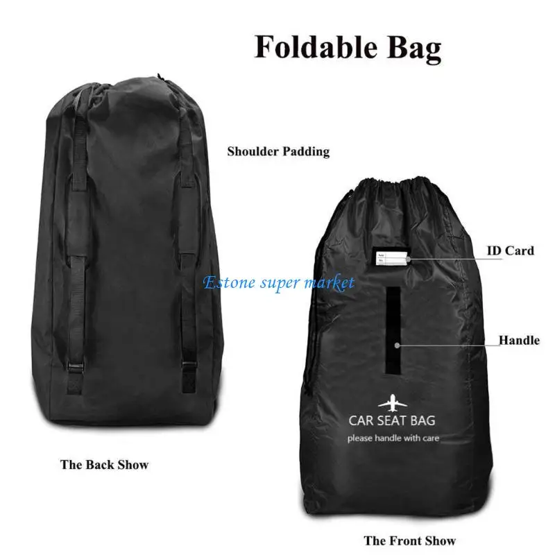 090B Reinforced Handle Shoulder Strap Car Travel Bag Case for Easy Transport