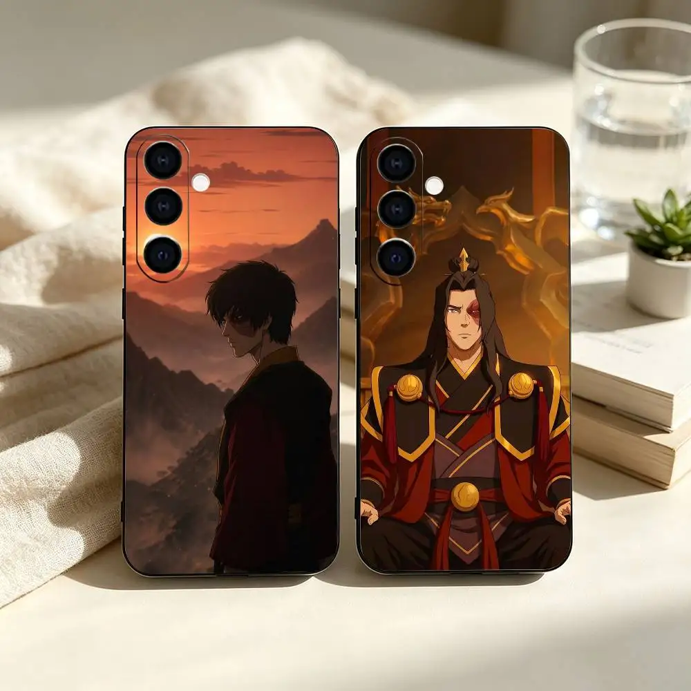 The Last Airbender Zuko   Black Soft Silicone Shockproof Case For Samsung A70/A71/A51/A52/A53 & Other Models