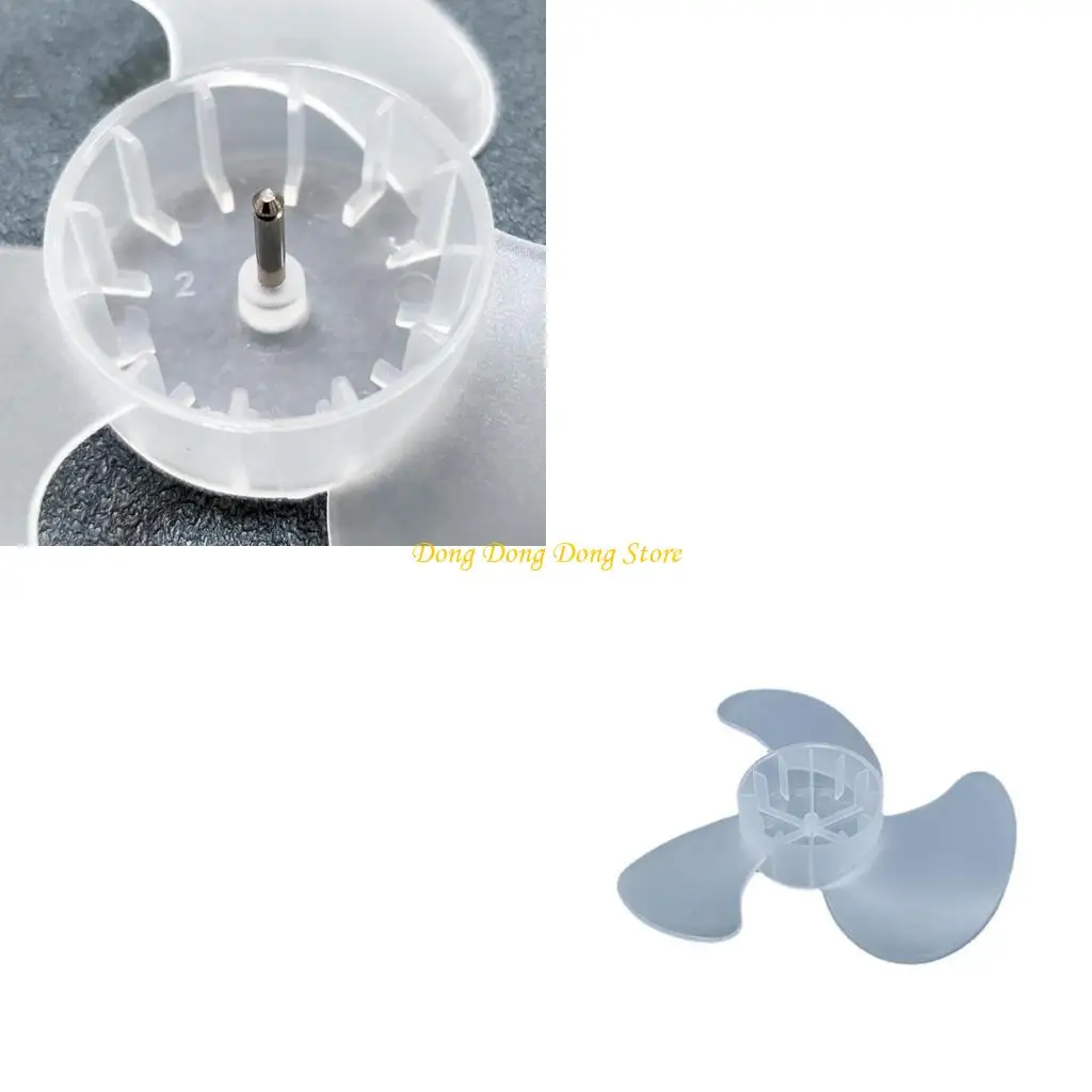 

1PC Small Power Mini Plastic Fan Blade 3 Leaves For Hairdryer Motor Replacement