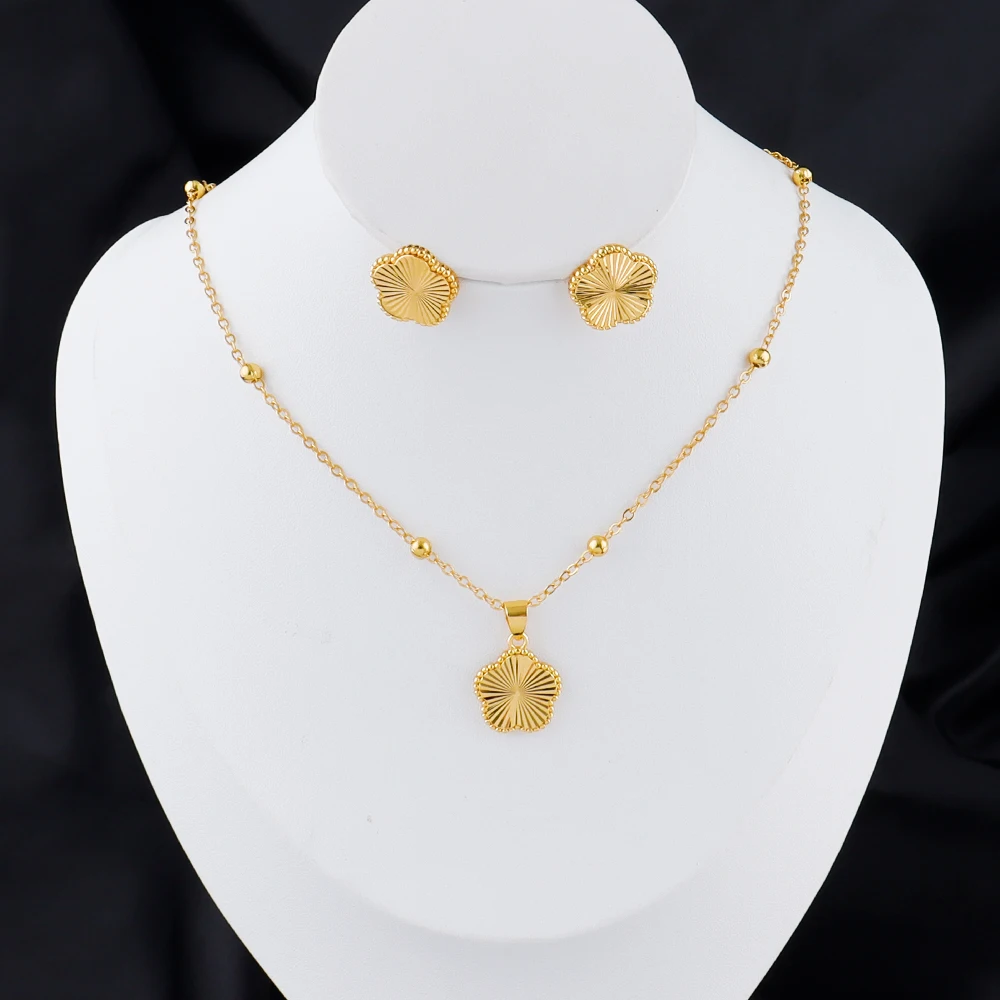 Romantisches 2-teiliges Schmuckset mit Anhänger, Halskette und Ohrringen, perfekt für Frauen, Bräute, Hochzeiten, Geschenke und Mädchen-Geburtstage – Detail 16