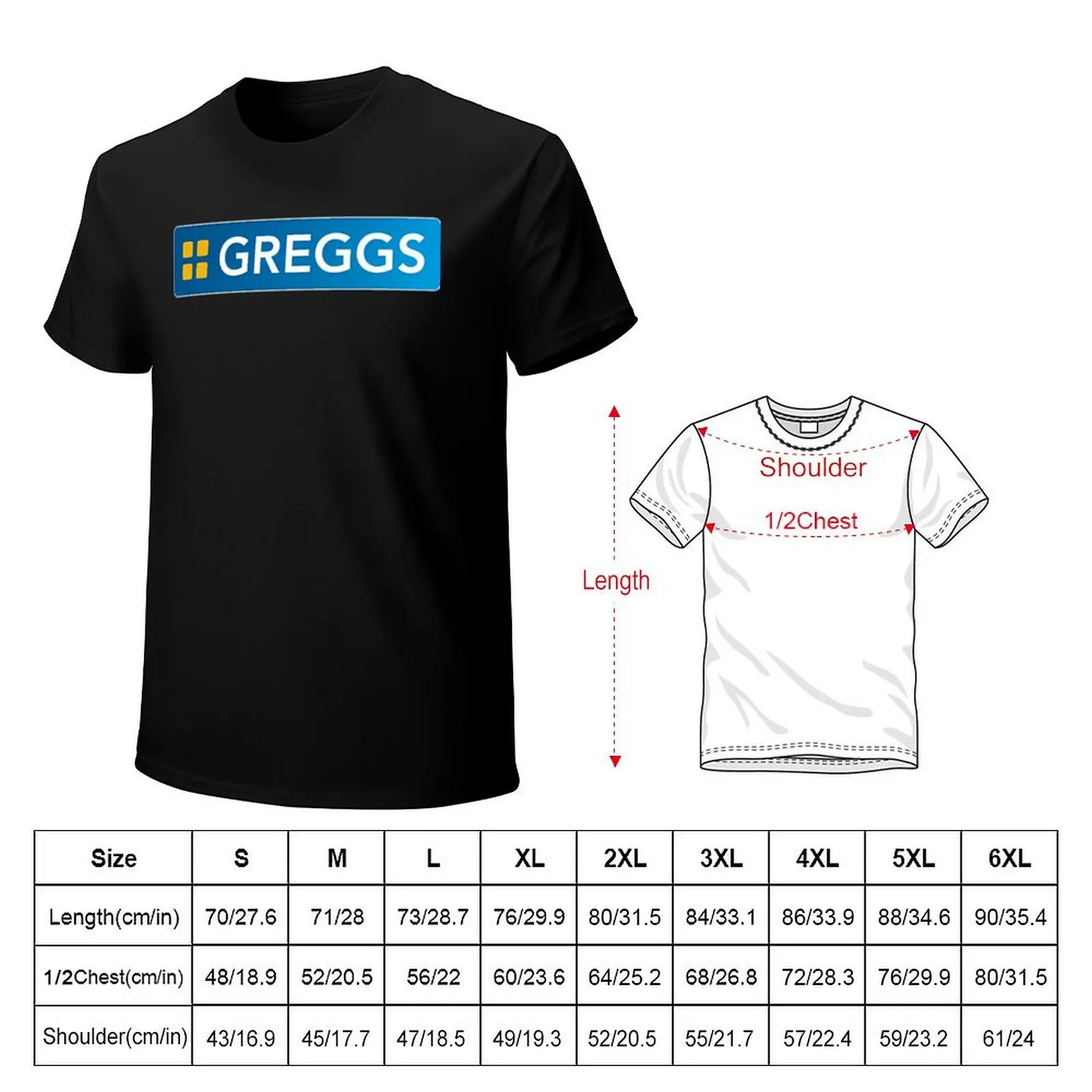 Greggs T-Shirt Plus Size Outdoor Casual Top