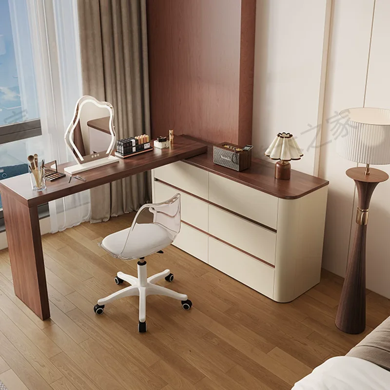Bedroom Mirror Vanity Table Storage Drawers Luxury Tall Women Modern Mobile Dressing Table Cosmetics Penteadeira Home Furniture